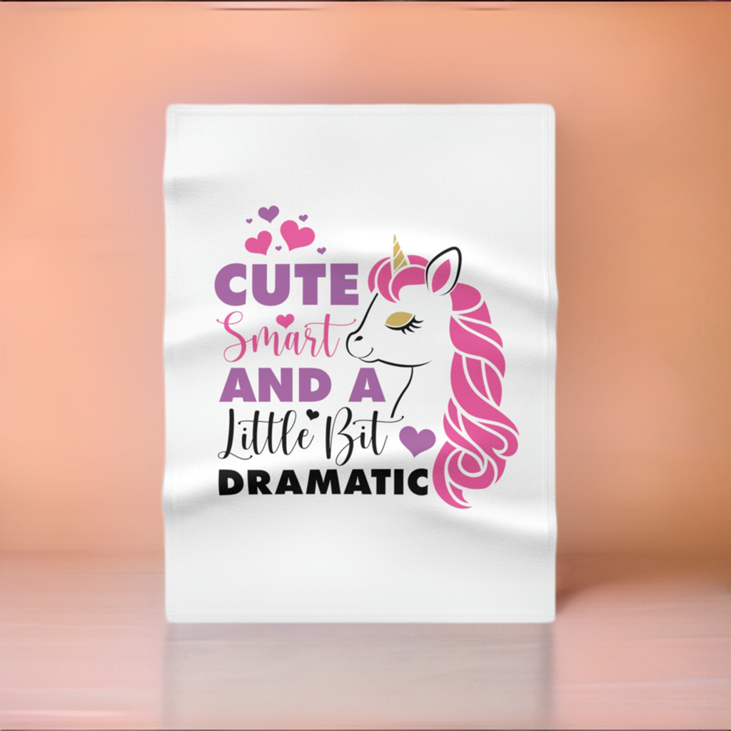 Cute and Dramatic Soft Fleece Baby Blanket