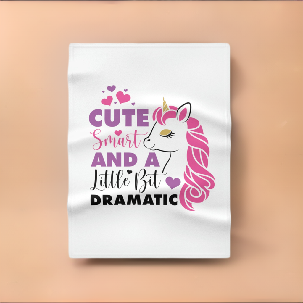 Cute and Dramatic Soft Fleece Baby Blanket