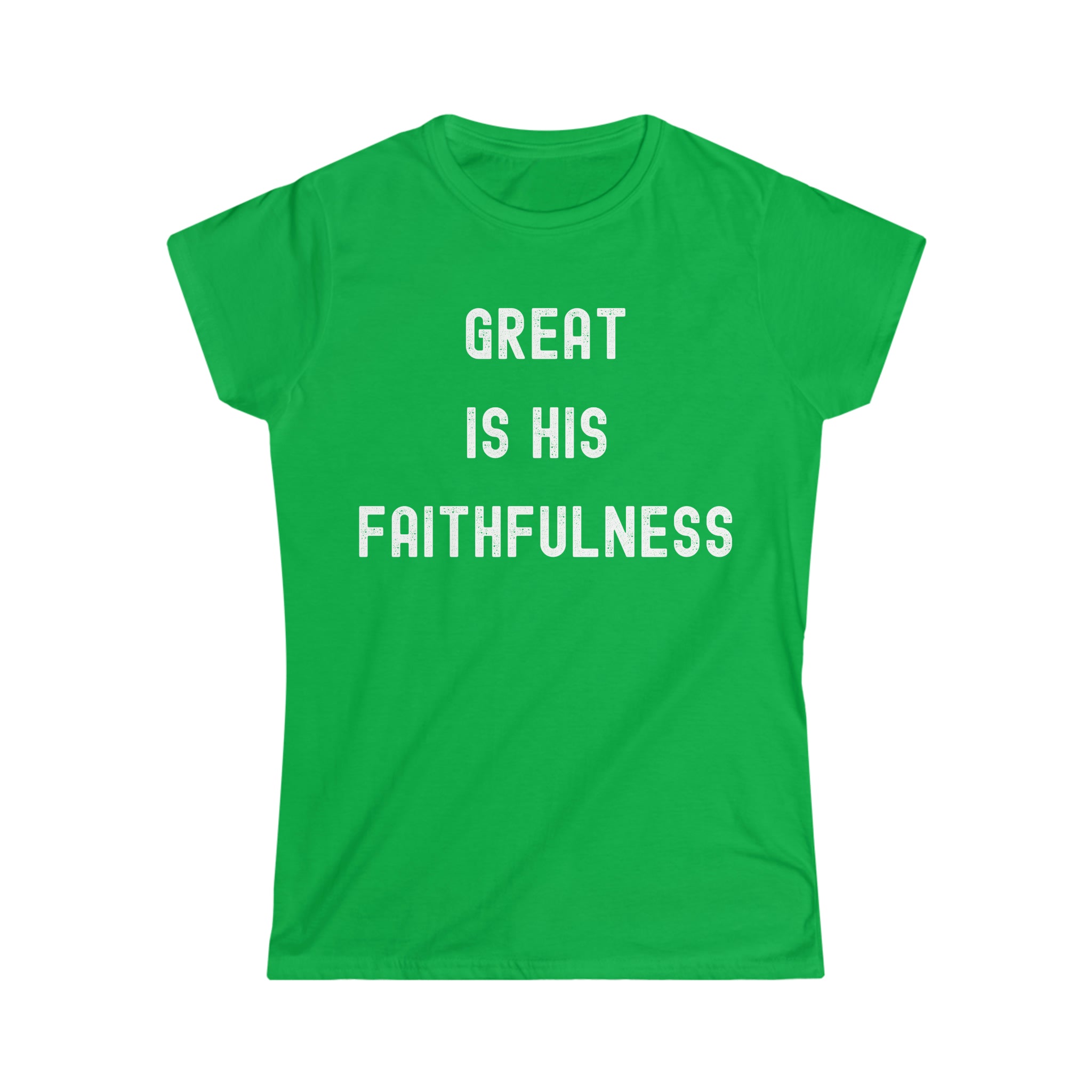 Great is His Faithfulness Women's Softstyle Tee