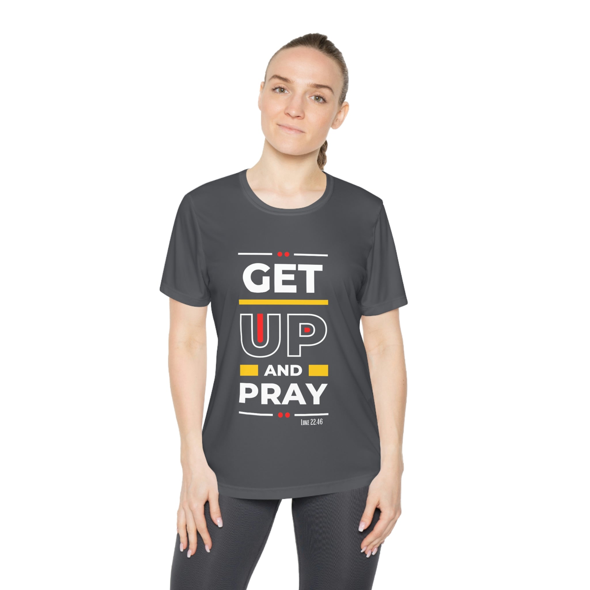 Get Up and Pray Ladies Competitor Tee