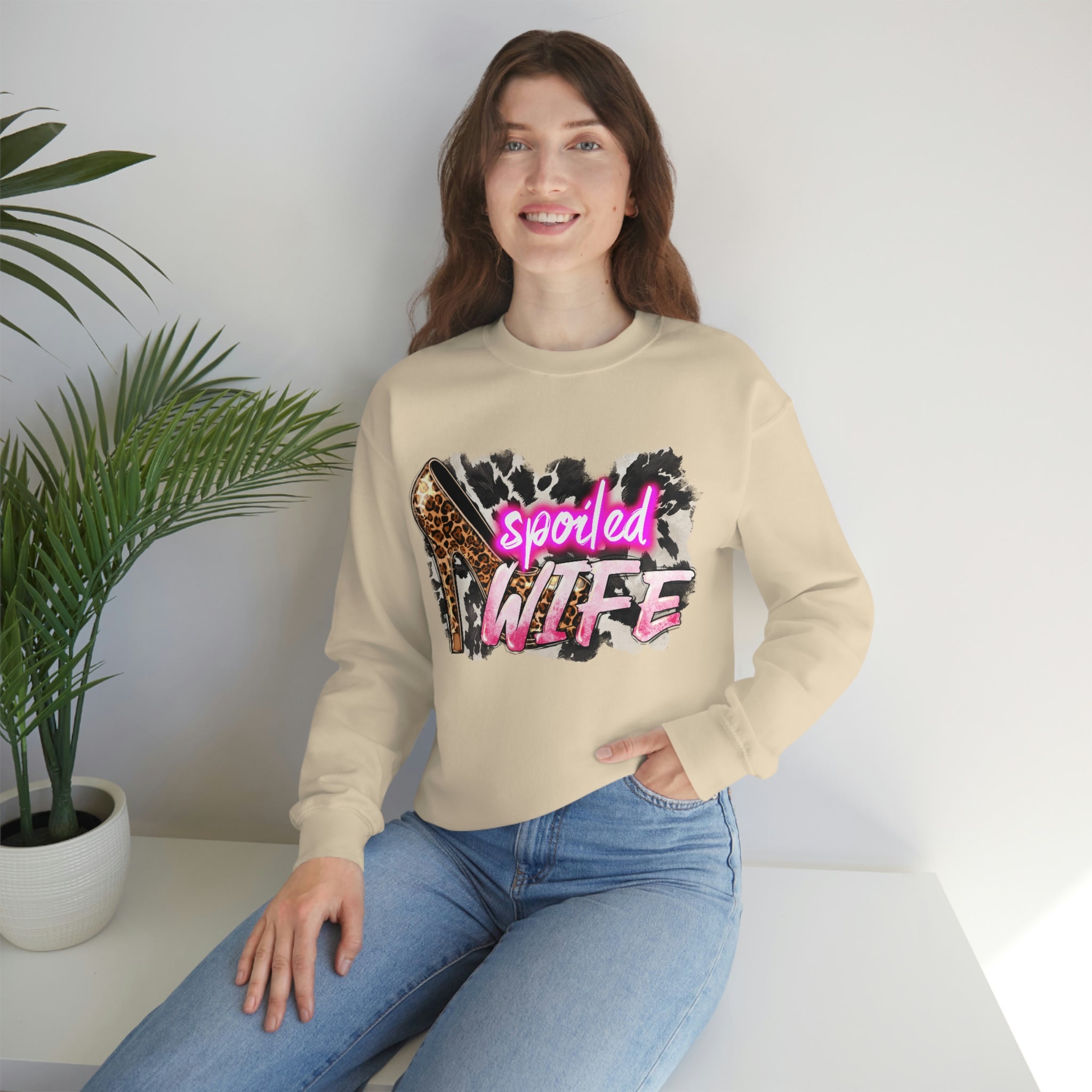 My Wife Is Spoiled Unisex Heavy Blend™ Crewneck Sweatshirt