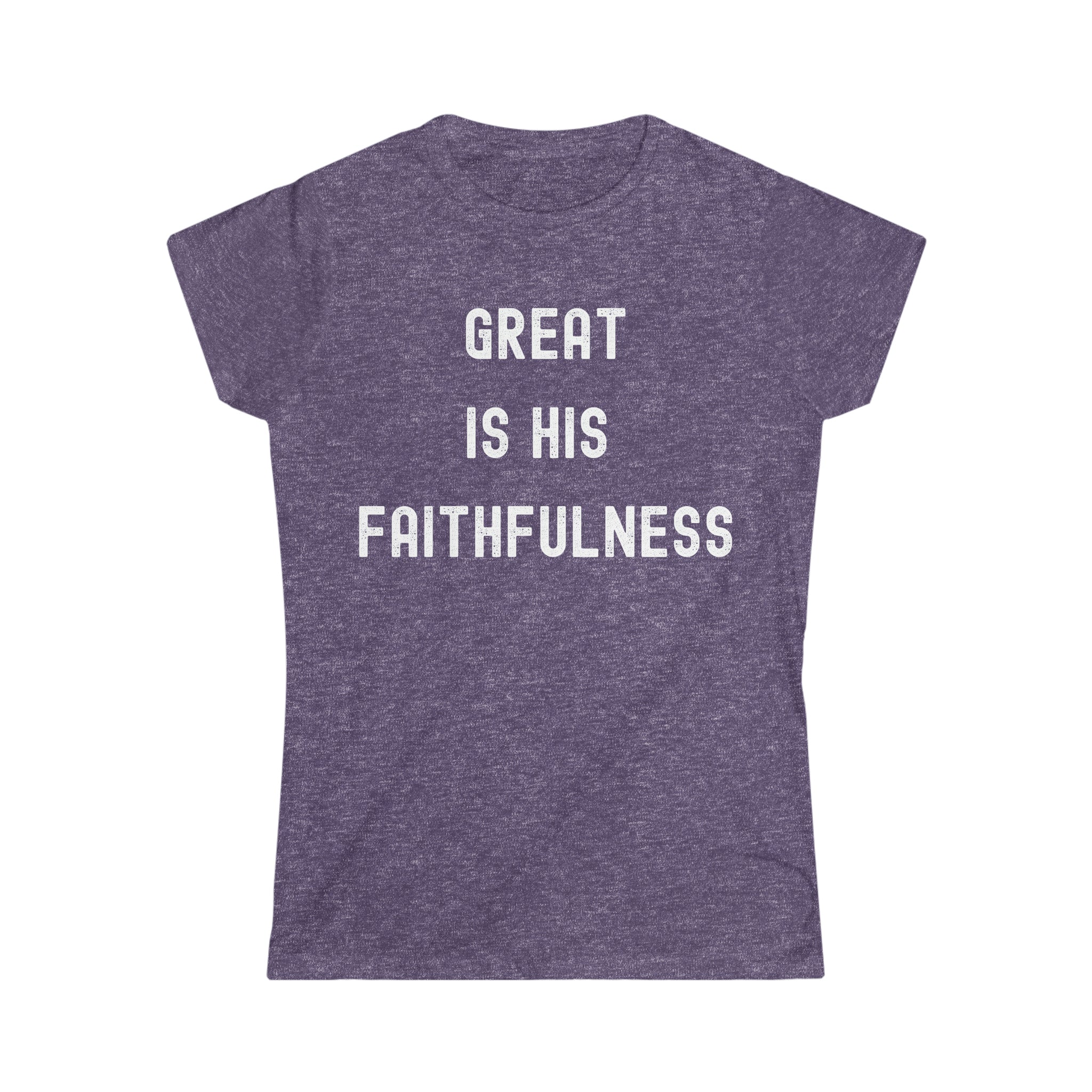 Great is His Faithfulness Women's Softstyle Tee