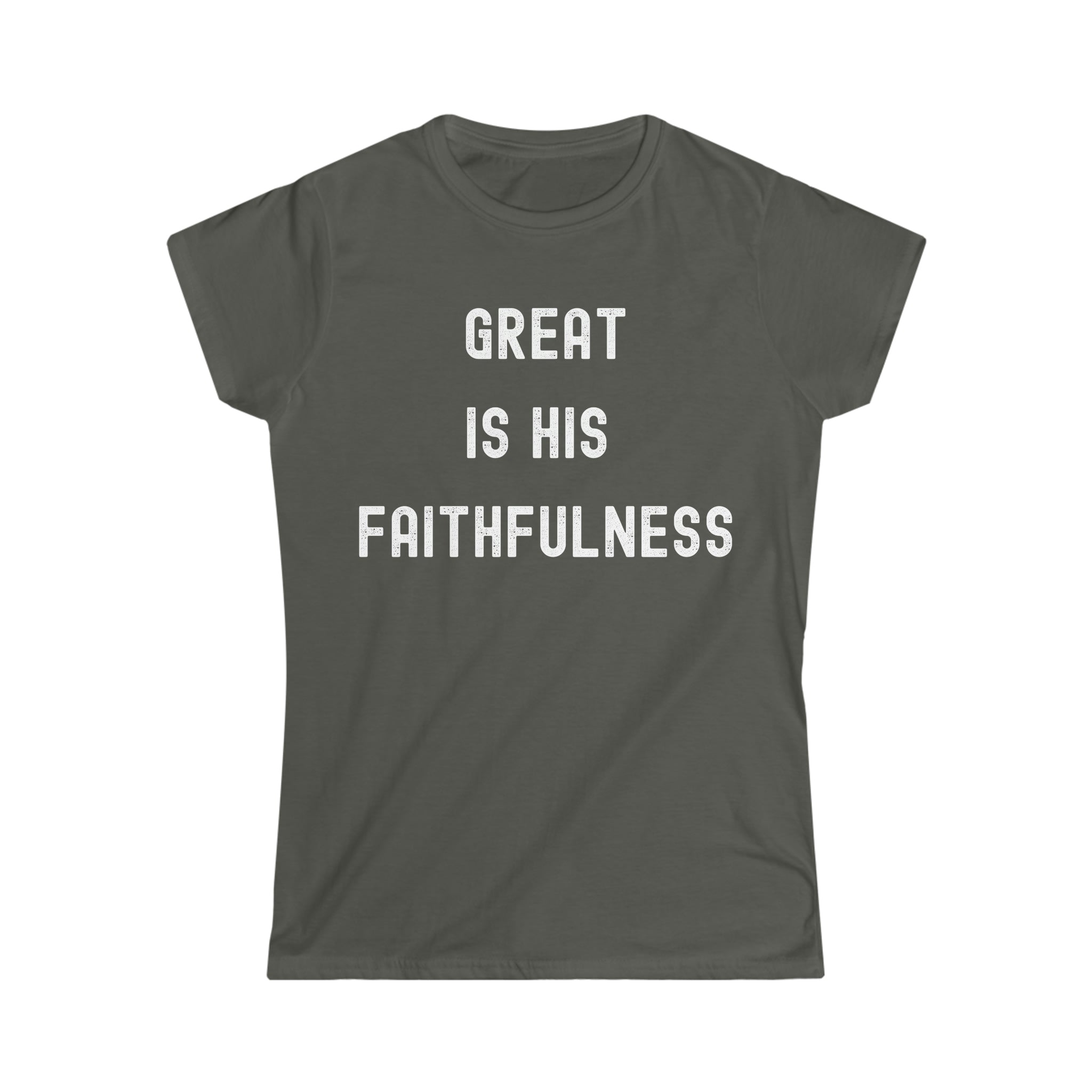 Great is His Faithfulness Women's Softstyle Tee