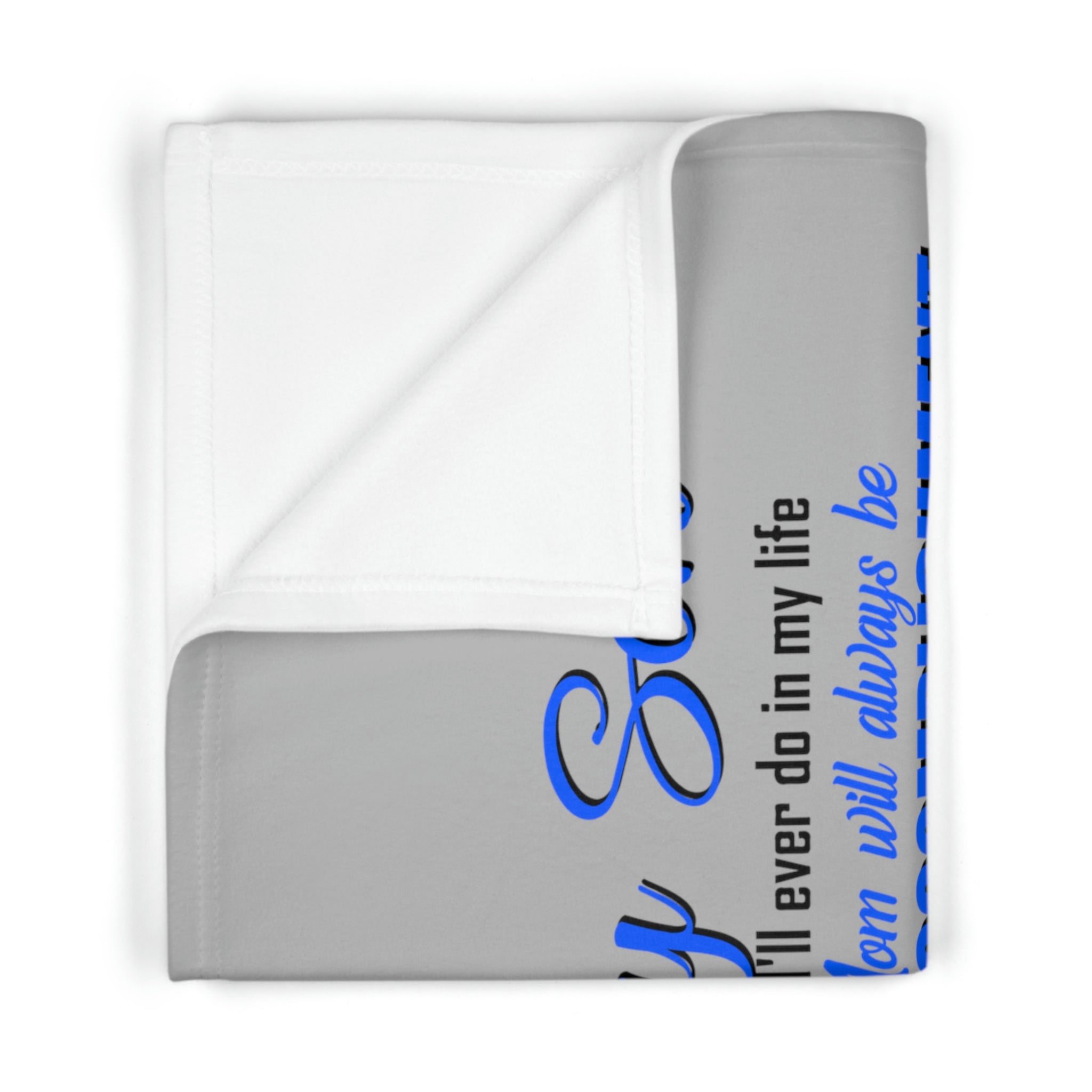 To My Son Soft Fleece Baby Blanket