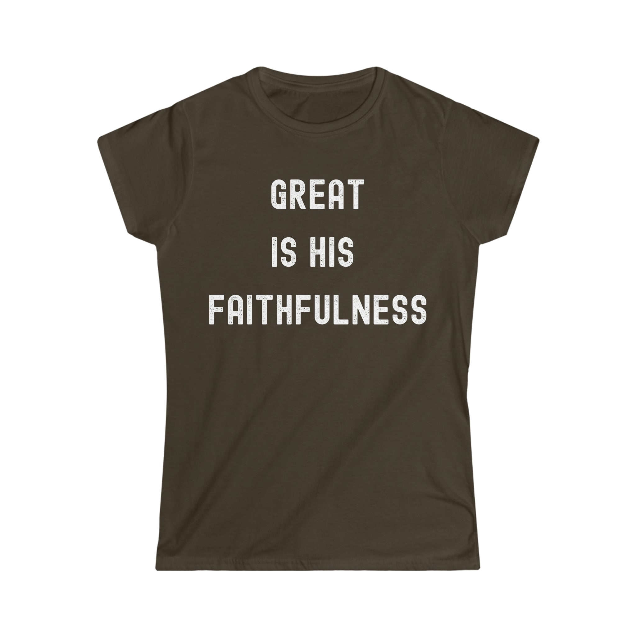 Great is His Faithfulness Women's Softstyle Tee