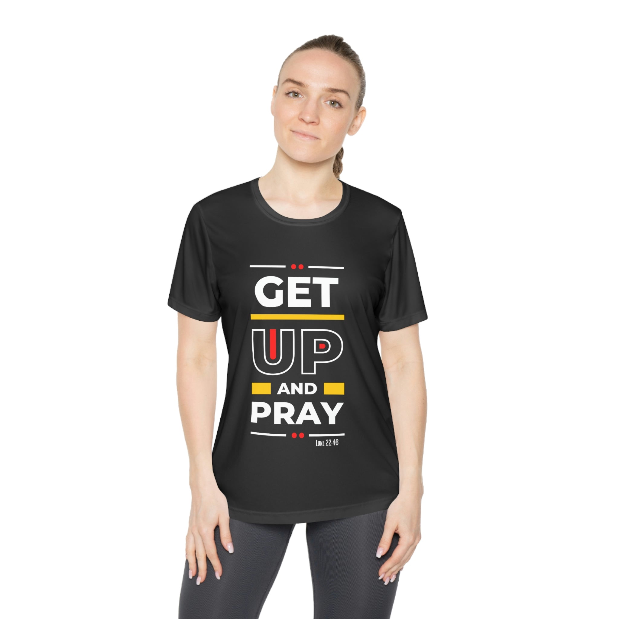 Get Up and Pray Ladies Competitor Tee