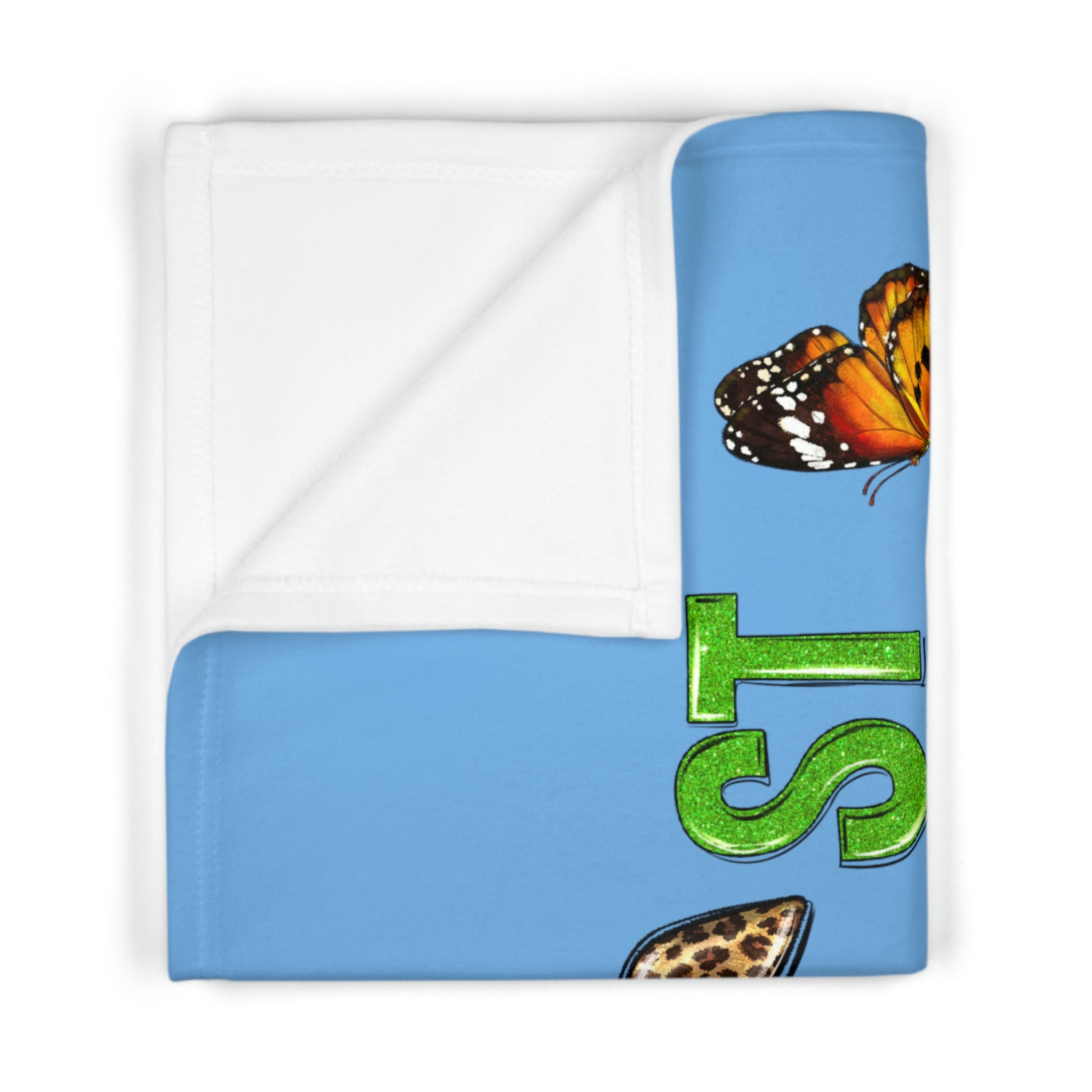 For Boy's 1st Easter Soft Fleece Baby Blanket