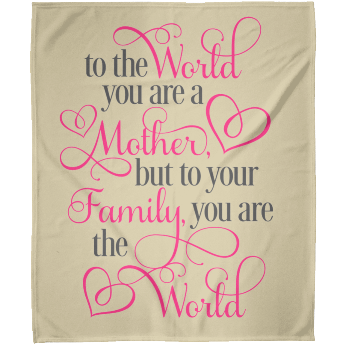 Mother You Are Our World FLM Arctic Fleece Blanket 50x60