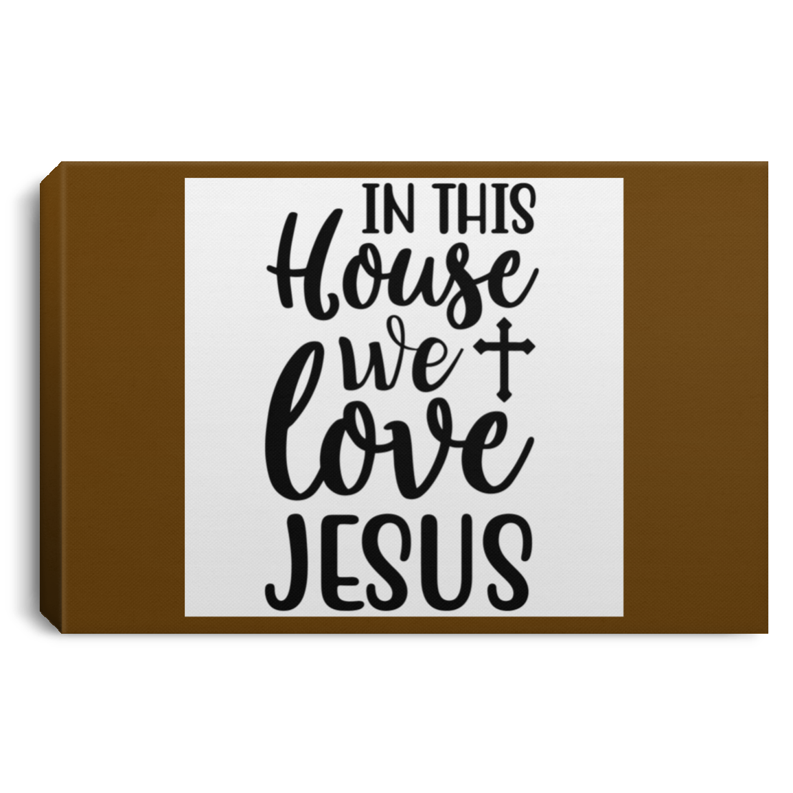 In This House CANLA75 Landscape Canvas .75in Frame