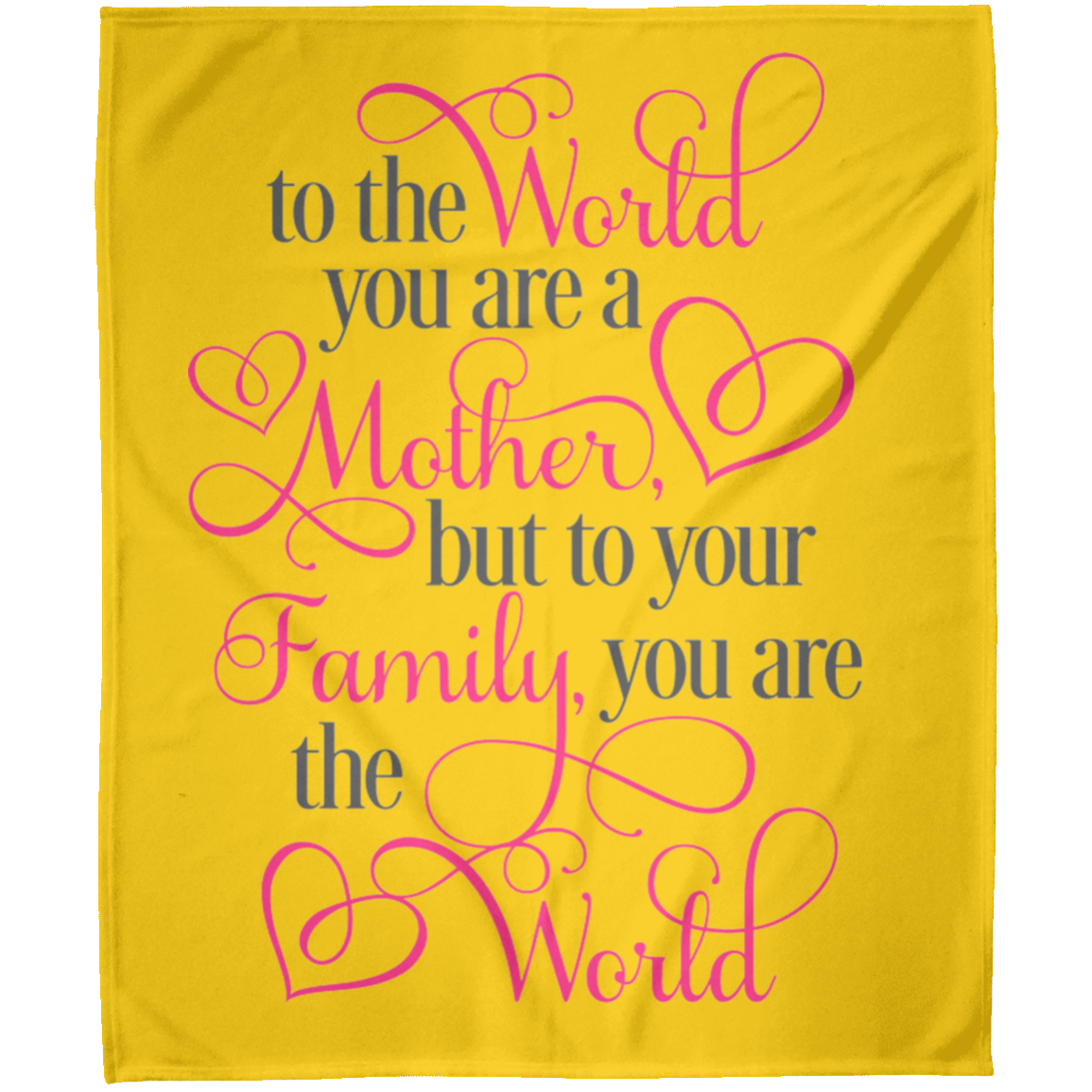 Mother You Are Our World FLM Arctic Fleece Blanket 50x60