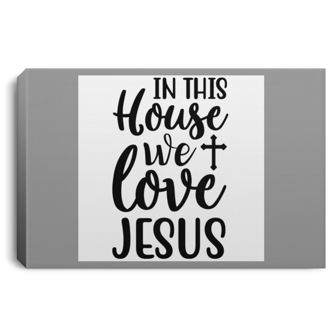 In This House CANLA75 Landscape Canvas .75in Frame