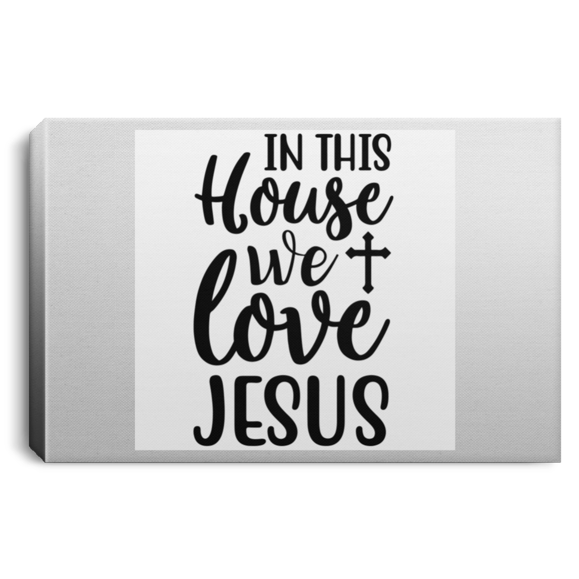 In This House CANLA75 Landscape Canvas .75in Frame