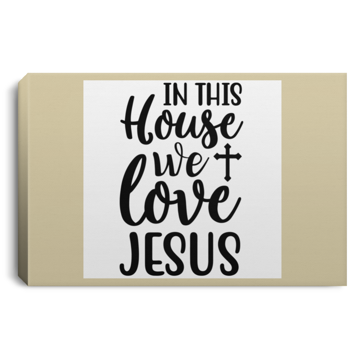 In This House CANLA75 Landscape Canvas .75in Frame