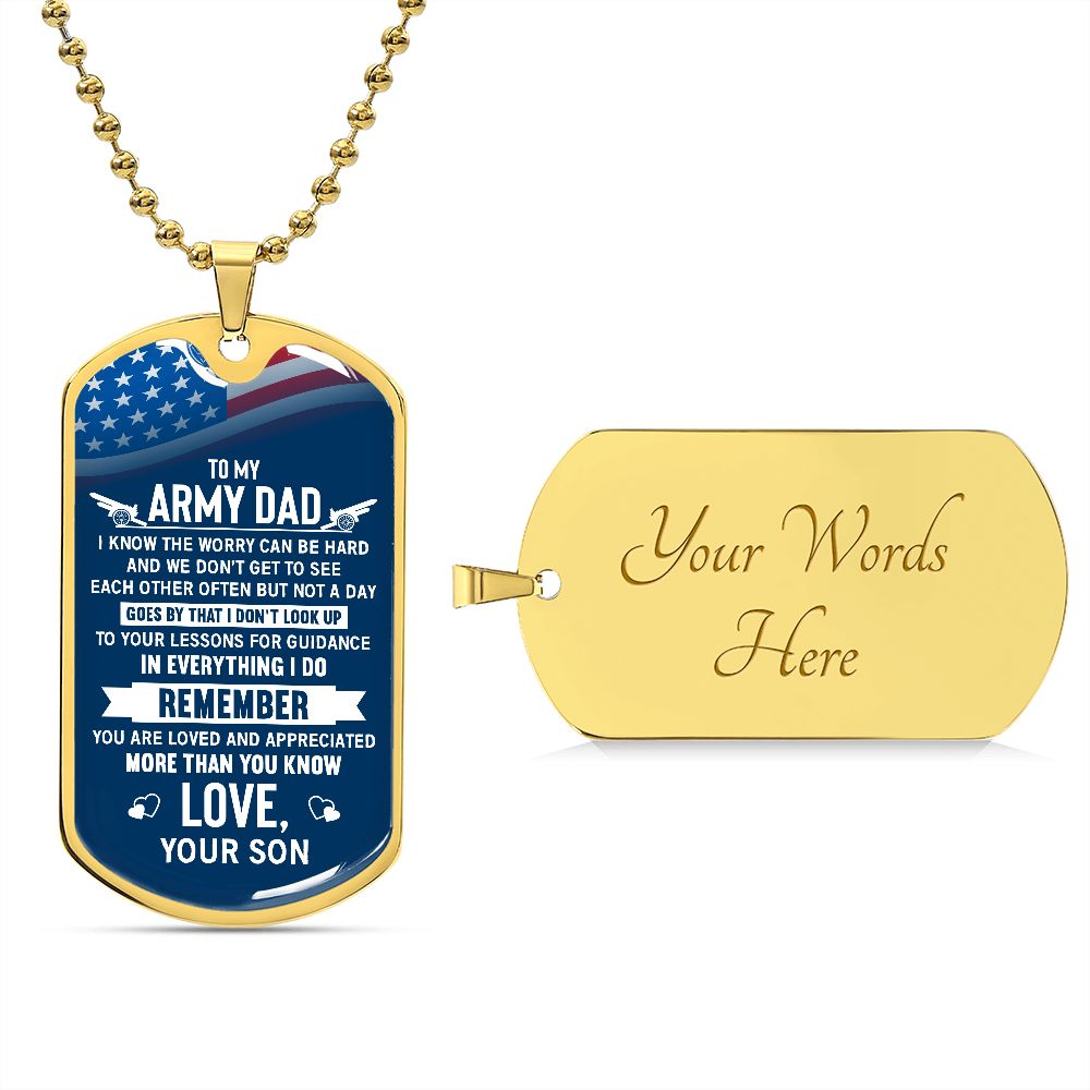 To My Army Dad