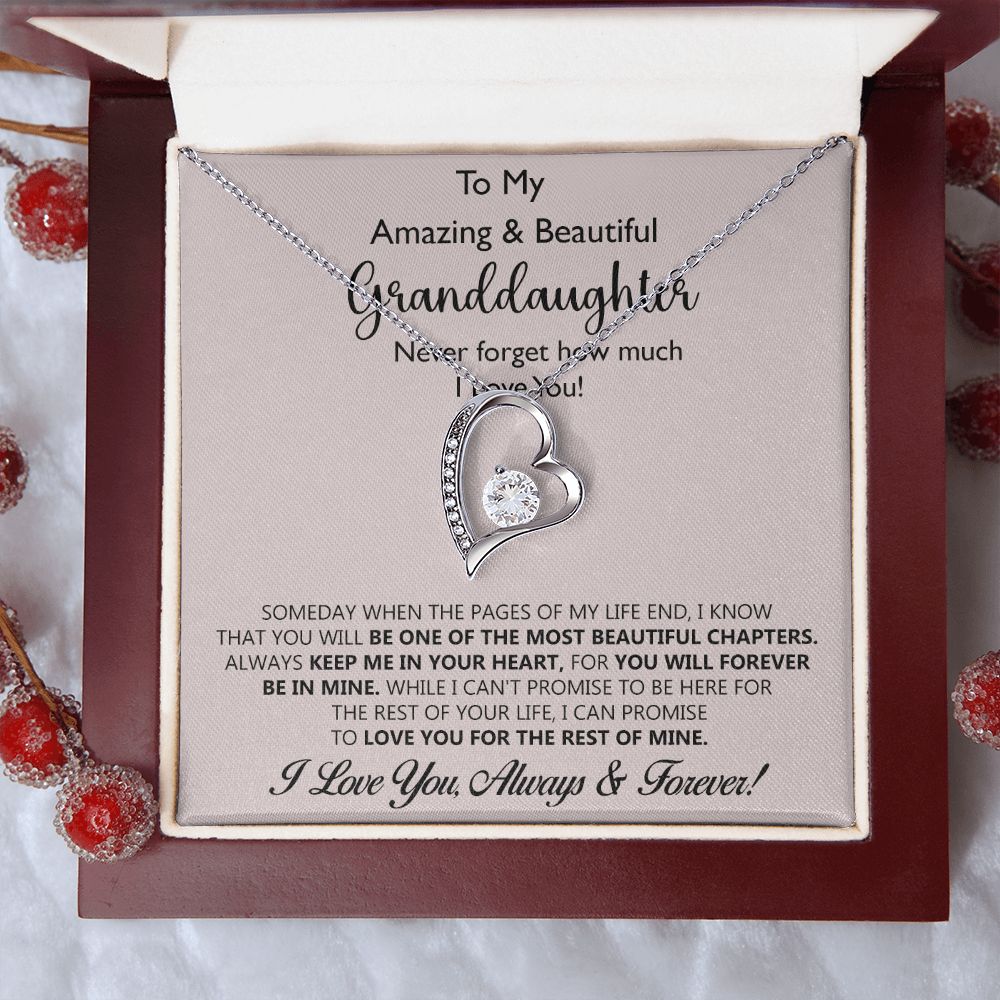 Granddaughter Never Forget How Much I Love You