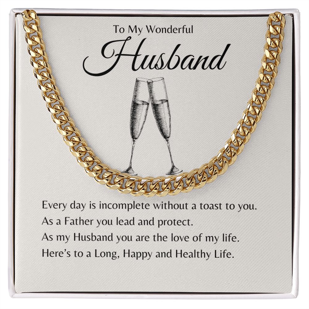 A Toast To My Husband