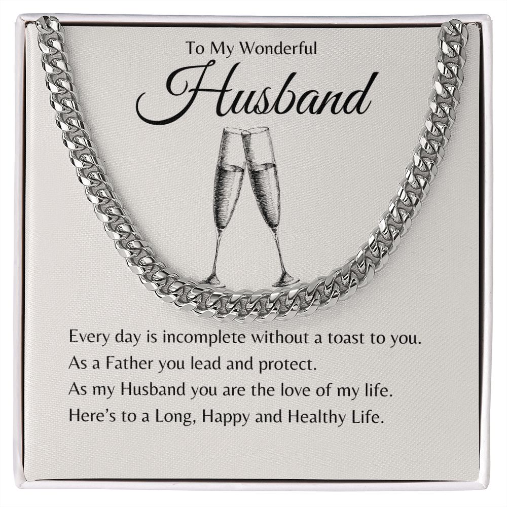 A Toast To My Husband