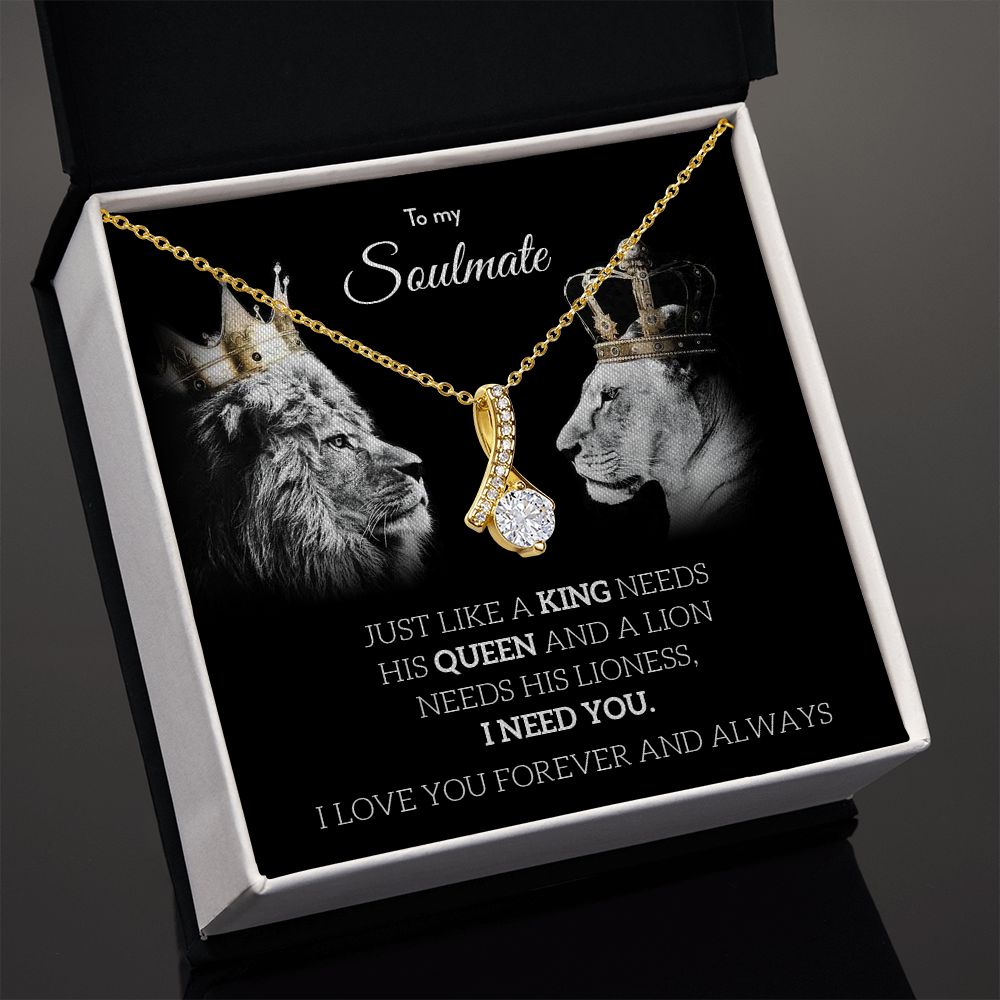 To My Soulmate | I Love You Forever - Alluring Beauty Necklace