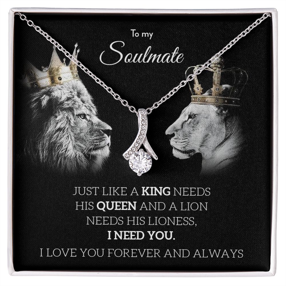 To My Soulmate | I Love You Forever - Alluring Beauty Necklace