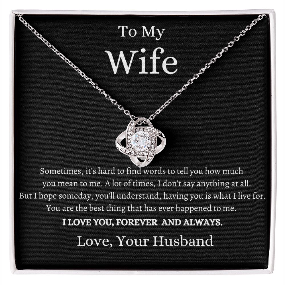 My Wife, I Love You Forever And Always