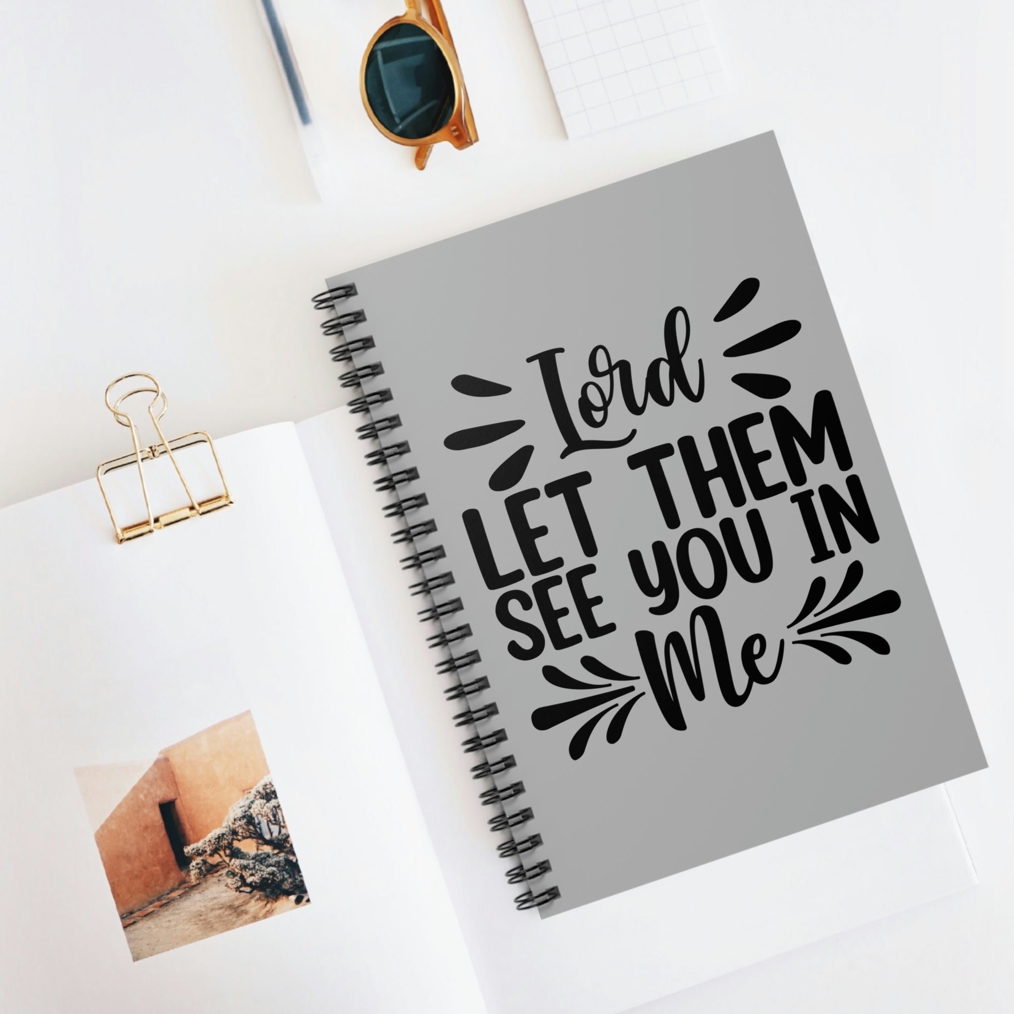 Lord Let Them See You Spiral Notebook - Ruled Line
