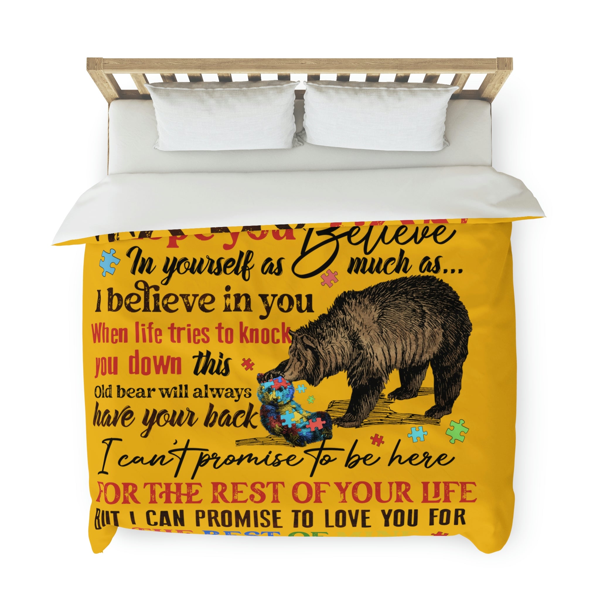 To My Son Duvet Cover Blanket