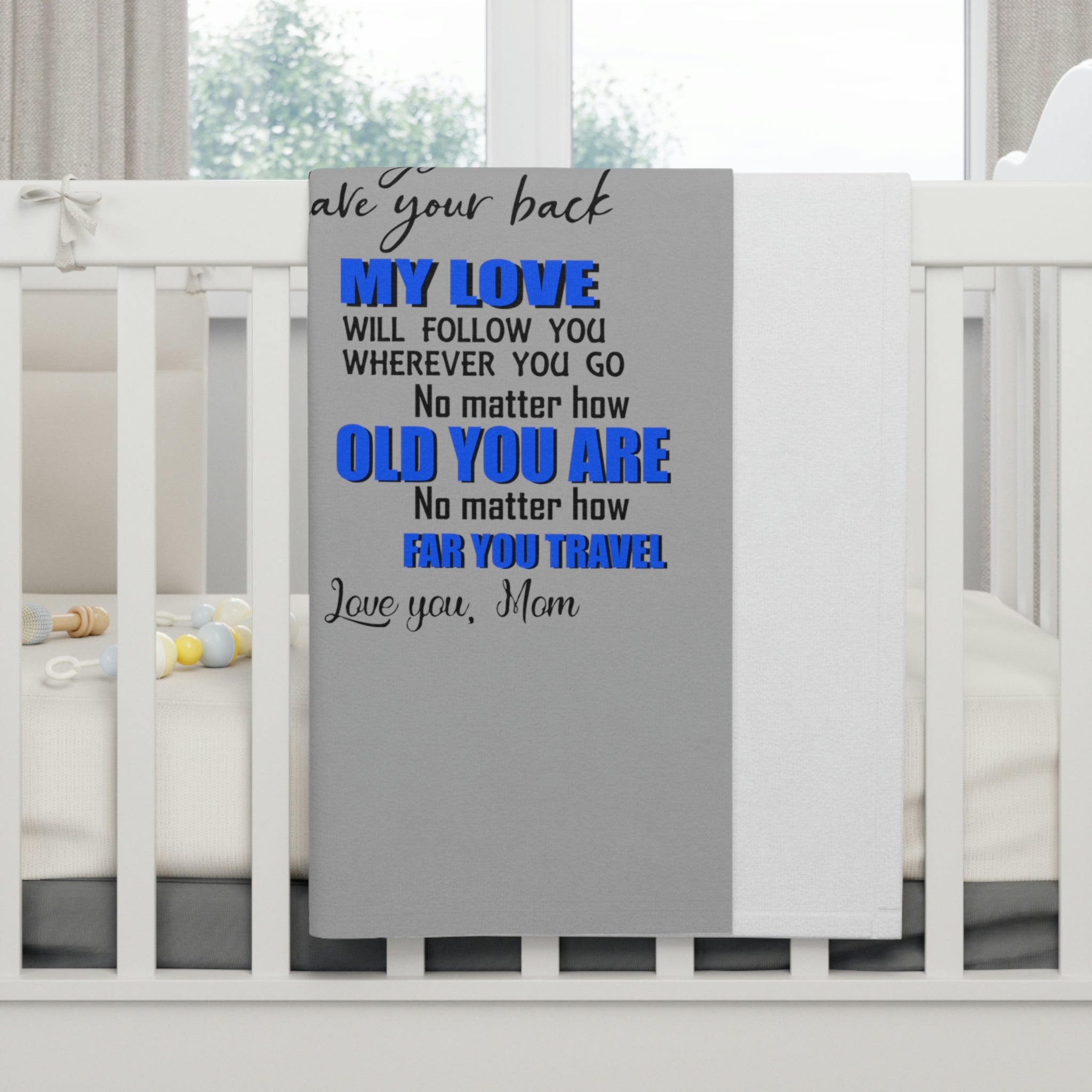 To My Son Soft Fleece Baby Blanket