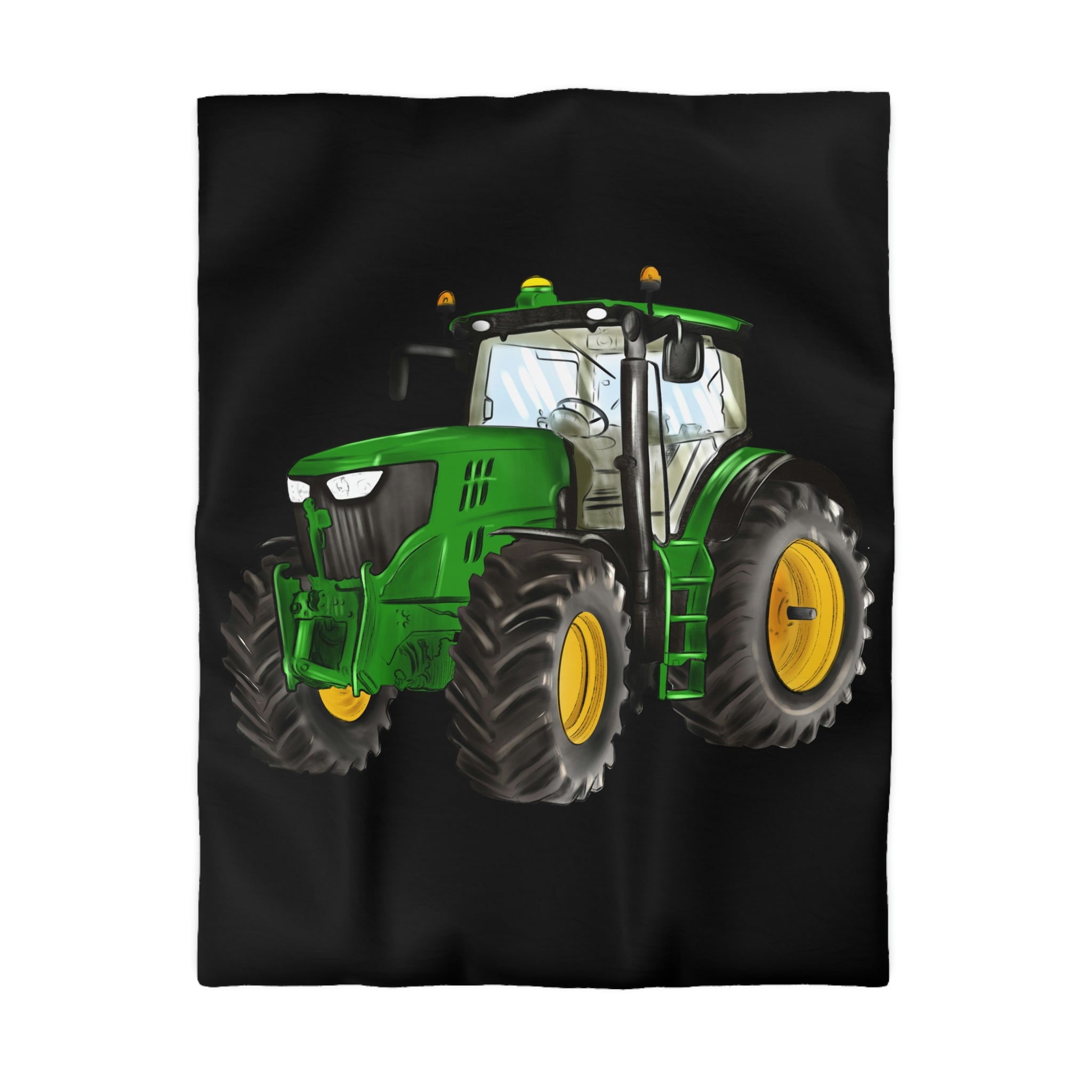 A Farm Tractor For The Kids Microfiber Duvet Cover