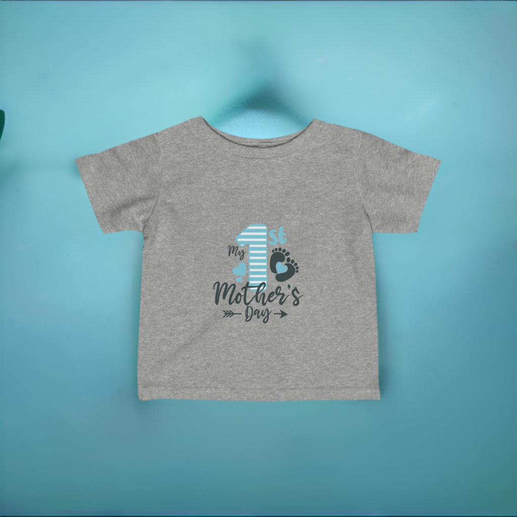 1st Mother's Day Infant Fine Jersey Tee