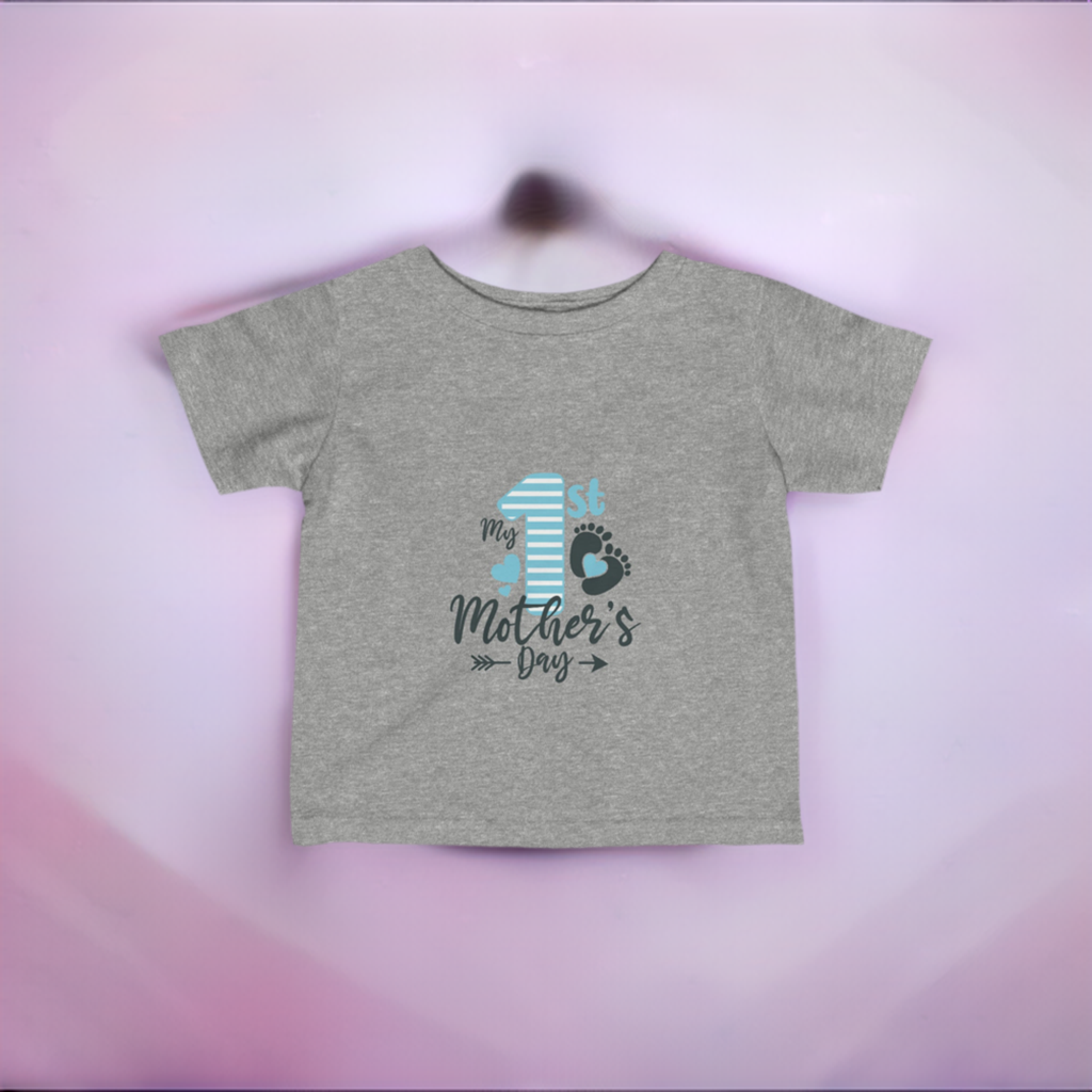 1st Mother's Day Infant Fine Jersey Tee