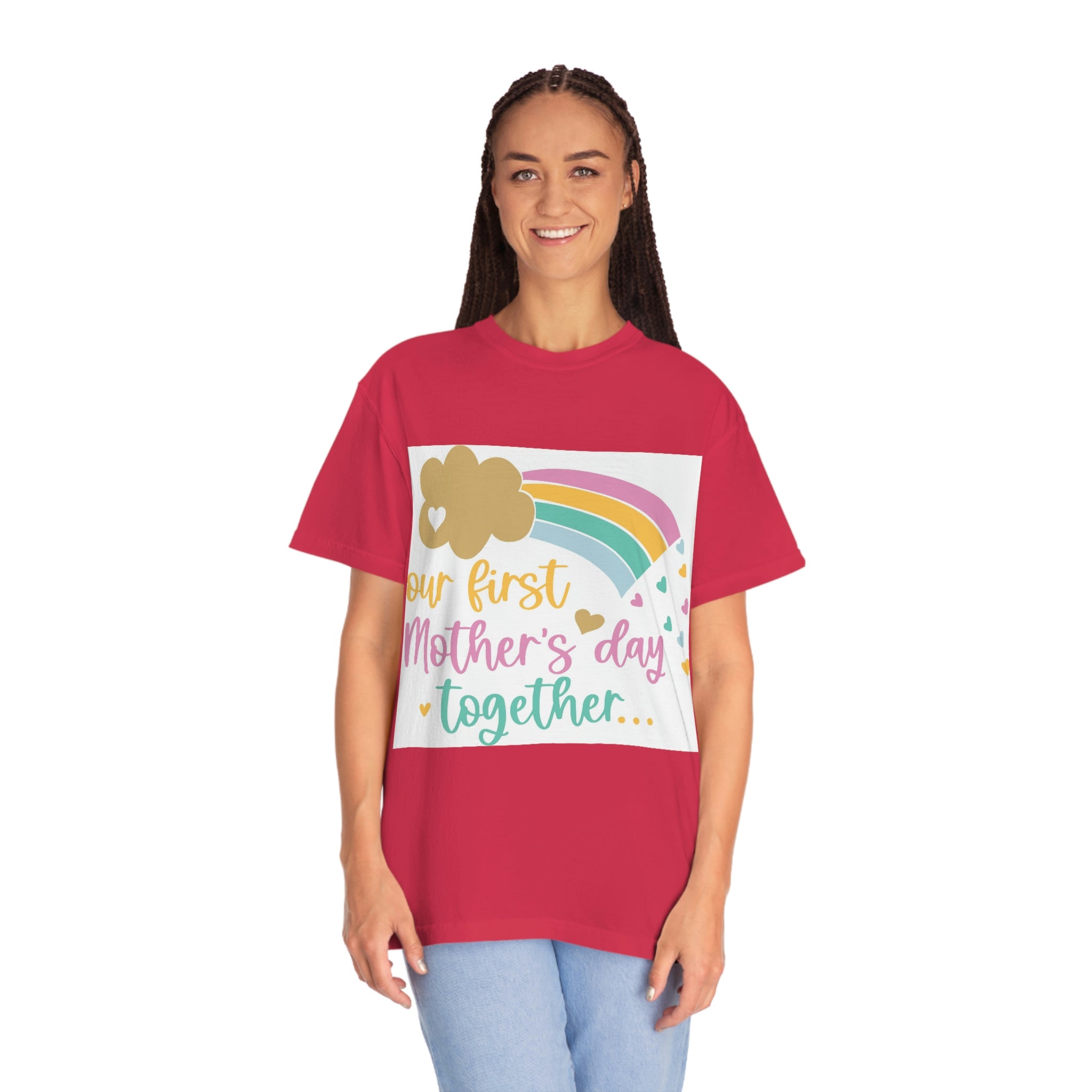 First Mothers Day Unisex Garment-Dyed T-shirt