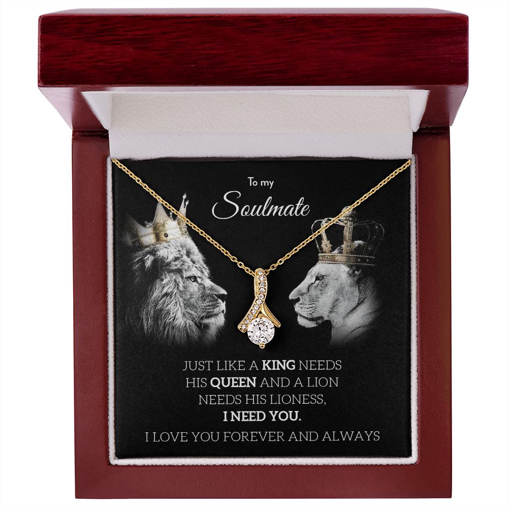 To My Soulmate | I Love You Forever - Alluring Beauty Necklace