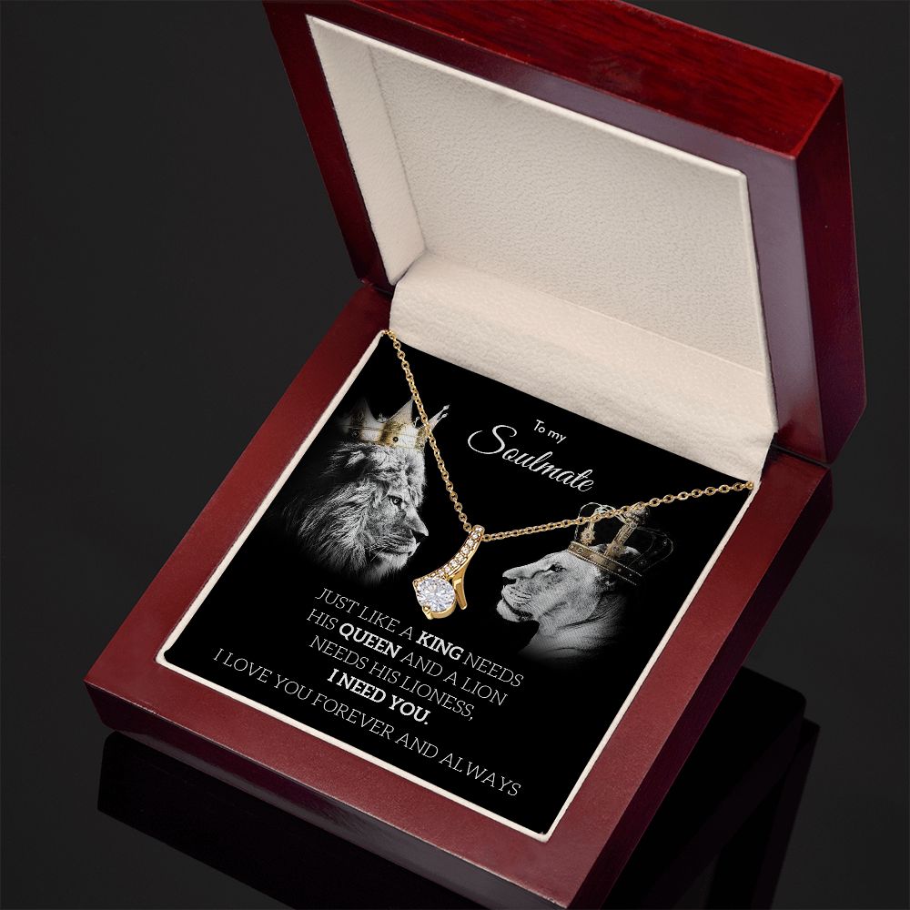 To My Soulmate | I Love You Forever - Alluring Beauty Necklace