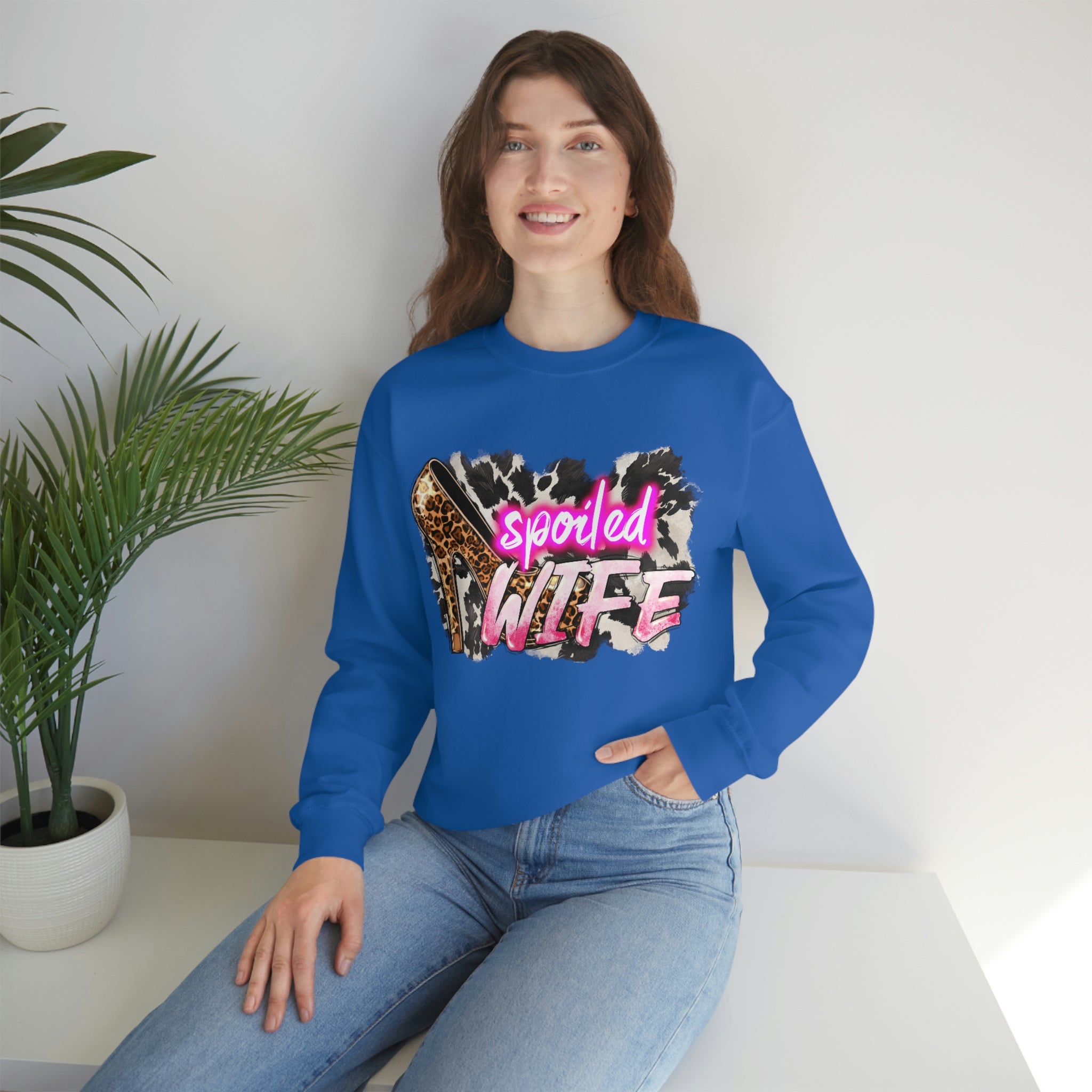 My Wife Is Spoiled Unisex Heavy Blend™ Crewneck Sweatshirt